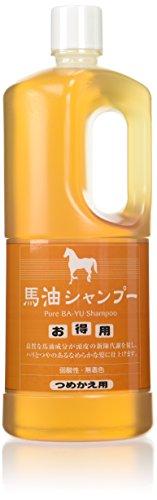 Azuma Shoji Horse Oil Shampoo Refill, 1000ml