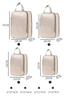 Four-Piece Compression and Moisture-Proof Travel Storage Bag Set for Luggage, Toiletries, and Makeup