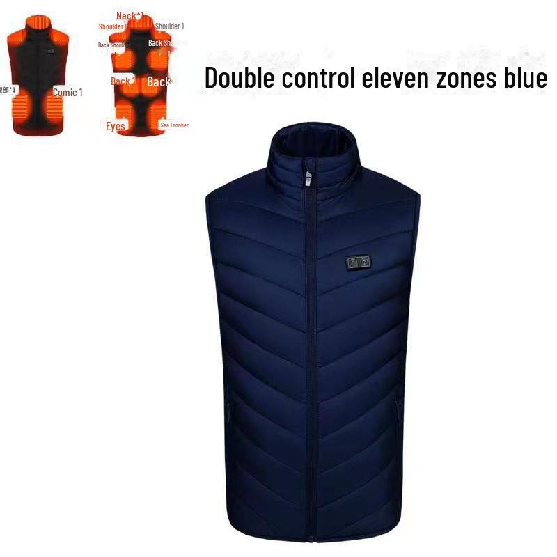 Smart Electric Heating Vest with Multi-Zone Heating for Consistent Warmth