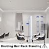 144 Pegs Hair Braiding Rack 2 Sided Hair Racks for Braiders Standing Height Adjustable Braid Rack Holder Stylists Braiders Tools