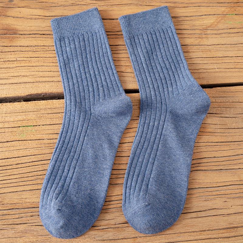 Damen Mid-Calf Socken im koreanischen Stil für Herbst und Winter - Trendiges Harajuku Japanisches Frottee-Design