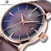 Nya PAGANI DESIGN Herrklockor Mode Sport Guldklocka För Män Automatisk Mekanisk Armbandsur Män Vattentät Läder