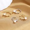 Pearl Ear Clip Type Earrings Without Ear Holes Female Niche Design Temperament Earrings High-End Sense Of Layering Accessories