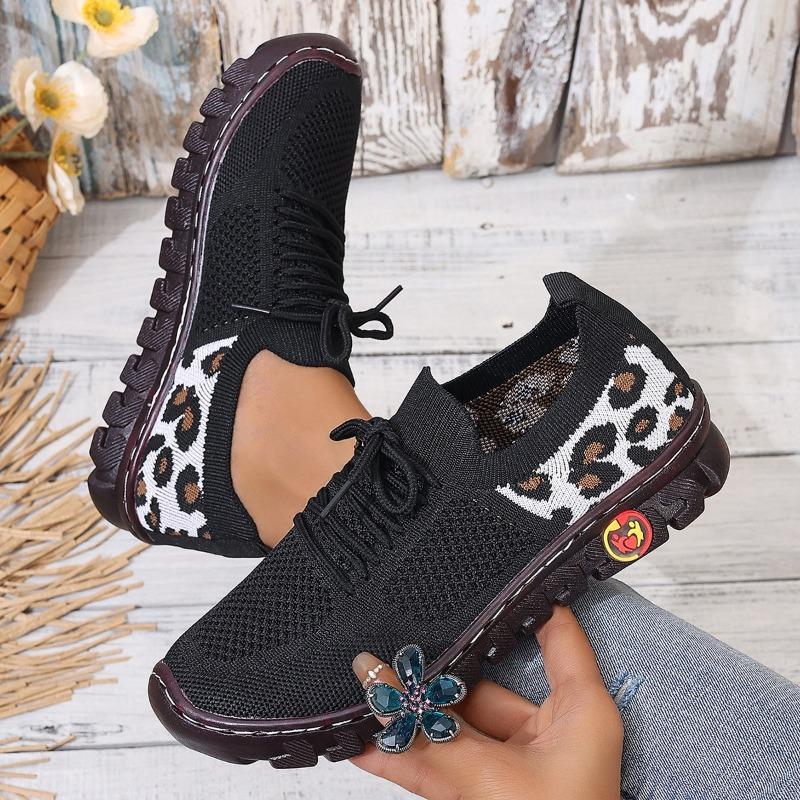 Fashion Women's Sports Shoes 2024 Spring Fashionable and Comfortable Round Toe Mesh Breathable Casual Women's Running Shoes Large Size
