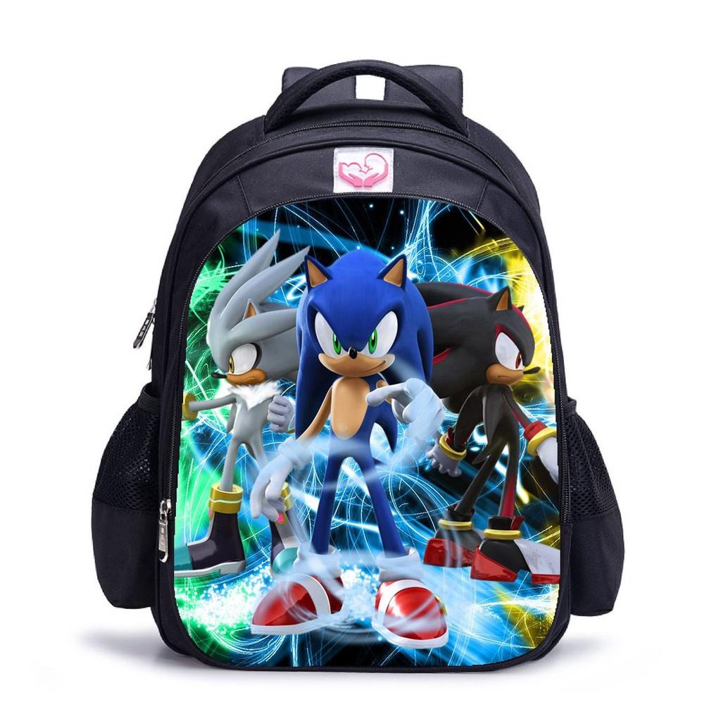 Sonic Schülerrucksack Große Kapazität Wasserdicht und Verschleißfest Kinderrucksack