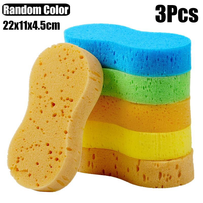 5Pcs High-density Car Washing Sponges Large Honeycomb 8-shaped Sponges Car Cleaning  Tools Cleaning Auto Detailing Accessories
