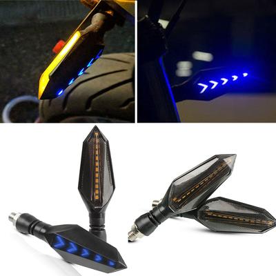 For Bajaj Dominar 400 Pulsar 150 180 200 NS RS AS CFMOTO 650NK 1 Pair Universal 12V 1W LED Turn Signal Indicators Lights