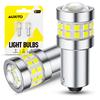 AUXITO 2Pcs BA9S T4W LED Lamp Bulbs White For Car Interior Instrument Panel Dome Position License Plate Lights Super Bright 12V Dome Lights 6