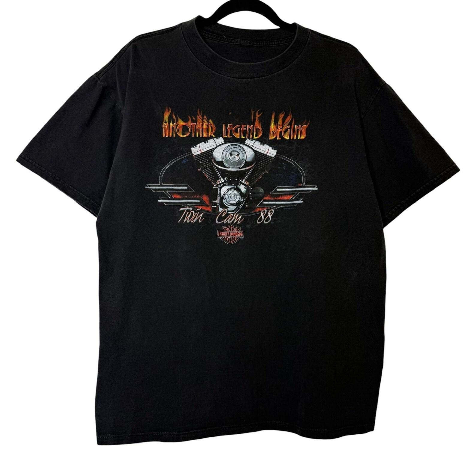 1996 Harley Davidson Dayton Ohio T shirt Sz L (B2265) 2XL