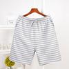 Herren-Pyjamahose, Lounge-Schlafshorts, atmungsaktive Pyjama-Shorts mit Taschen, Kordelzug, dehnbare Home-Shorts, Jogger, sportliche, lässige Sweat-Shorts