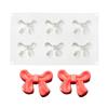 DIY Handmade Soap Making Supplies Silicone Fondant Mold Creative Bowknot Cake Decorating Tool Molds Gift for Baking