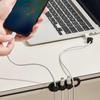Reserved Wire Slots Multi Cord Holder Charging Cable Fixed Storage Buckle  Home Office Use