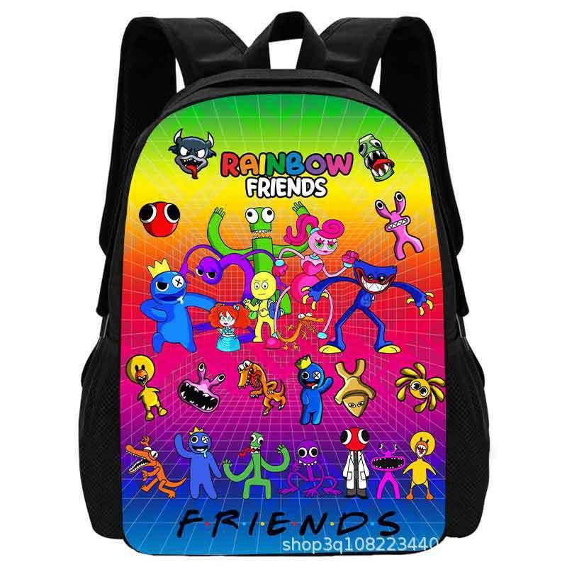 Kids Cartoon Backpack Elementary School Students Large Capacity Ergonomic Design Cotton Lining Oxford Fabric