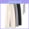 Simplicity Wideleg Pants For Women With Solid Color Design For Autumn Casual Style