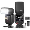 NEEWER 76Ws TTL Flash Strobe Speedlite with Upgraded Adjustable Modeling Fast TCM 600 Full Power Flash Compatible with Alpha A9 Z880-S 2.4G UI, Light,
