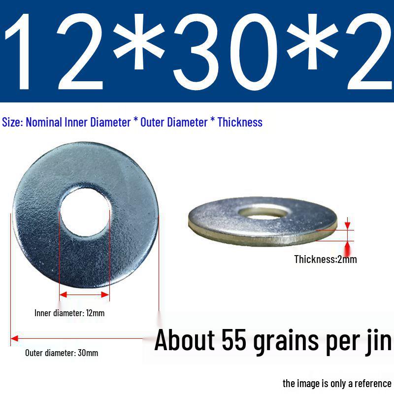 Galvanized Oversized Metal Washers M3-M60