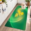 Flannel Kitchen Mat Norwich City Football Soft Area Rug Non Slip Floor Carpet Home Decoration
