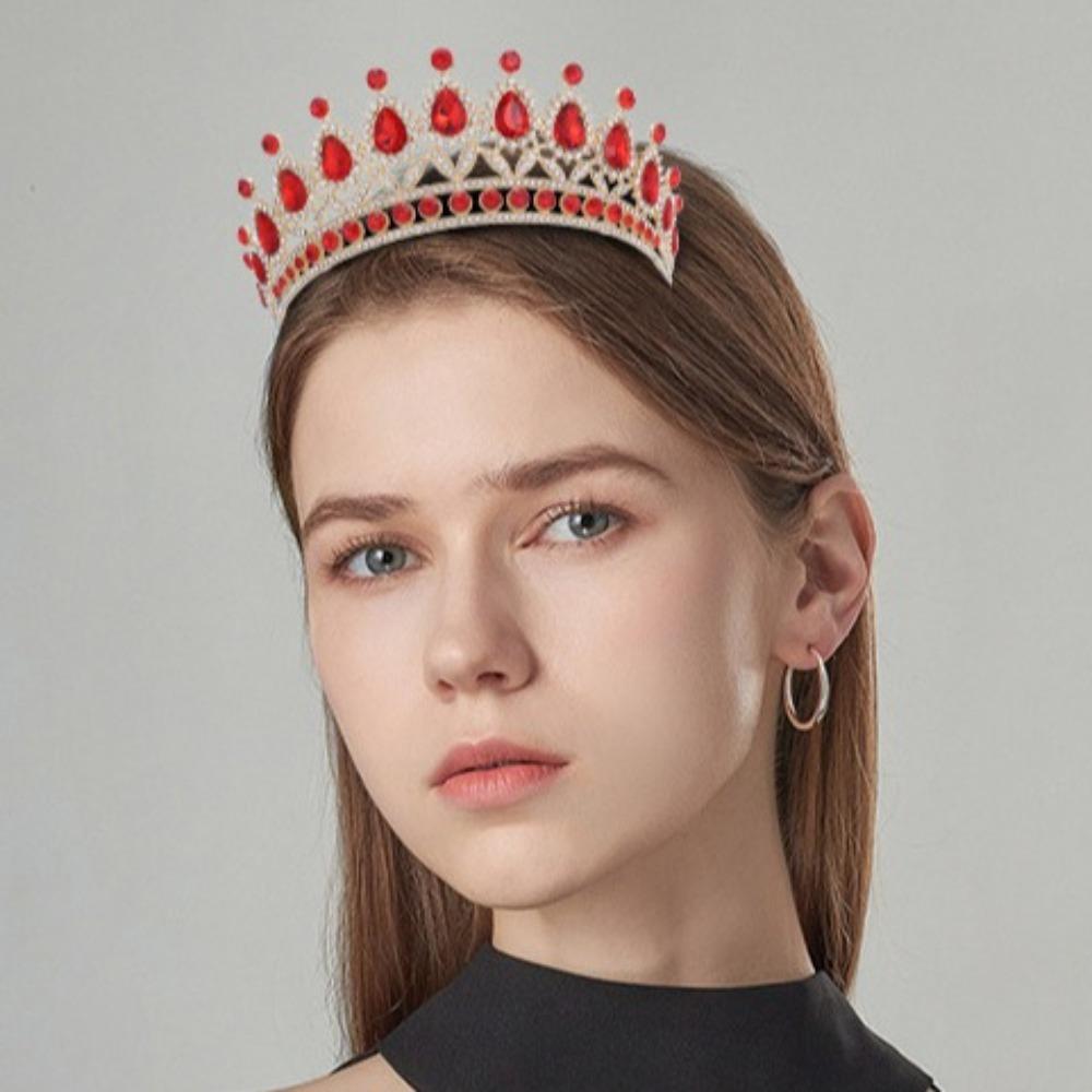 Rhinestone Bridal Crowns Cake Decorations Queen Princess Tiara  Hair Dress Accessories