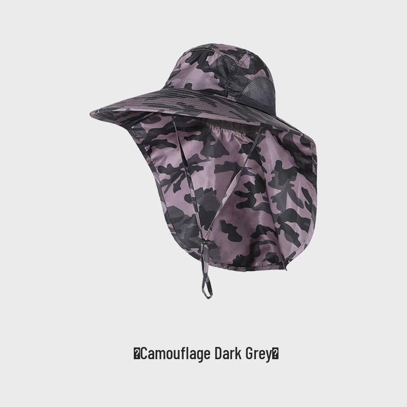 

Мужская летняя шляпа-панама с широкими полями, защитой шеи и сетчатыми боками для активного отдыха