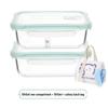 ZISIZ Glass Lunch Box Set