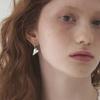 Still Instant Heart Greenery - Earring 09