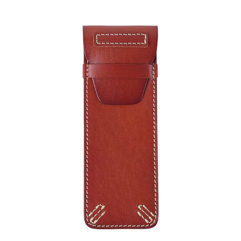 

Vintage Vegetable-Tanned Leather Pen Case Single Pen
