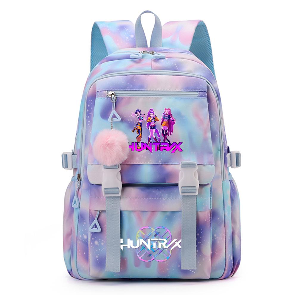 Rucsac Imprimat cu Demon Hunters K-Pop Desen Animale Școlar pentru Adolescent Student Fată Băiat Geantă pentru Cărți Capacitate Mare Impermeabilă Geantă de Călătorie Mochila
