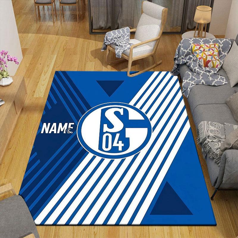 Custom Name,S04 Home Sofa Decoration for Living Room & Bedroom, Non‑Slip Play Flannel Floor Mat for Game Room