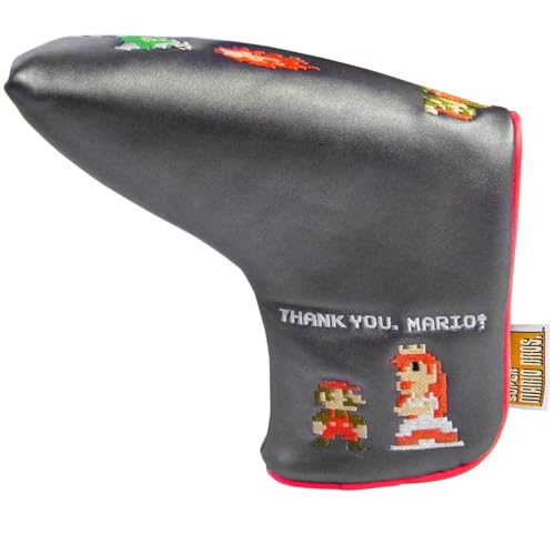 Enjoy Caddie Bag Super Mario Bros. Putter Cover (Pin Type) SBPT002 Black
