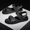 Large Size Handmade Genuine Leather Men Sandals Summer Men Beach Sandals