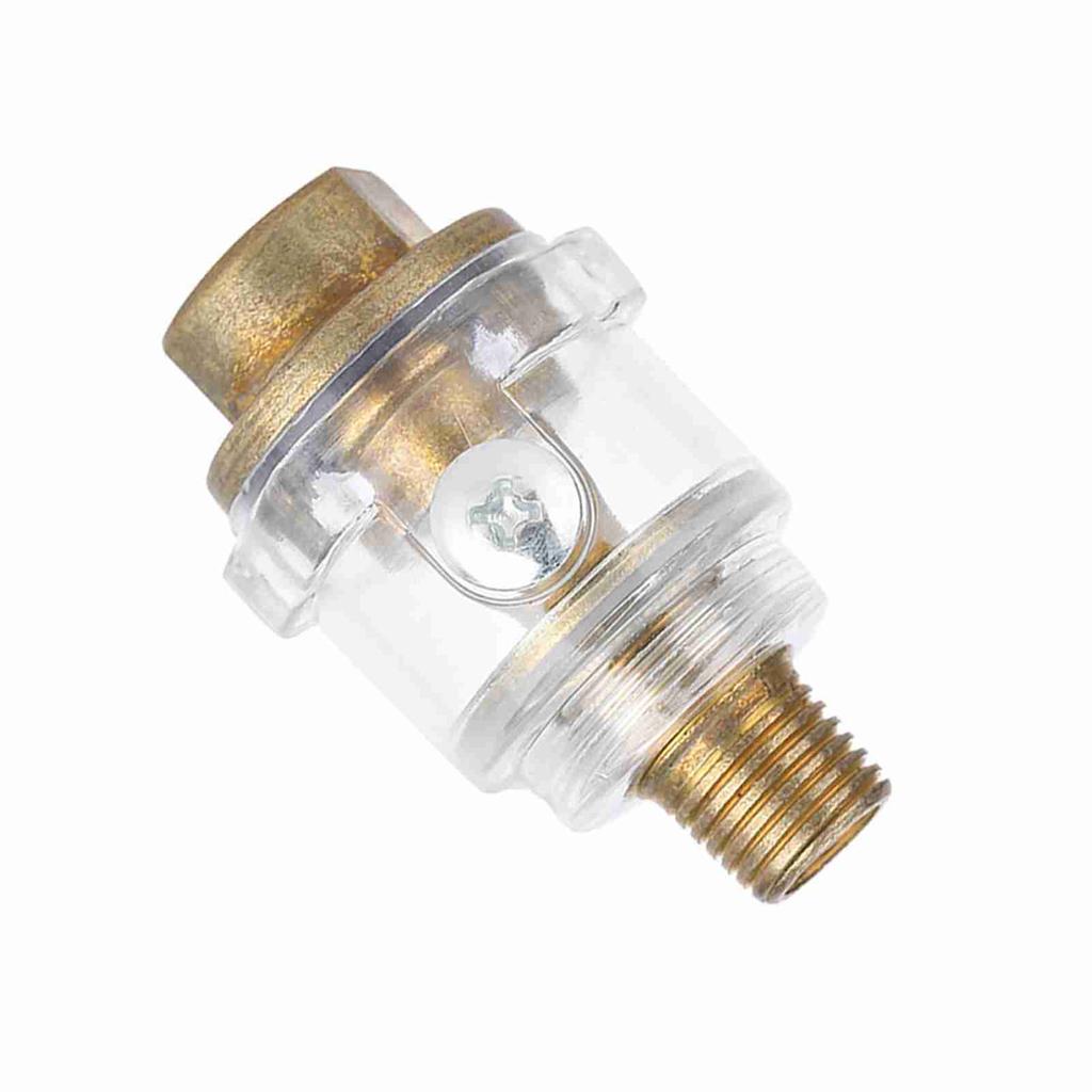 1 4  BSP Mini In Line Air Tool Oil Lubricator Oiler Compressor Pipe Automatic Lubrication