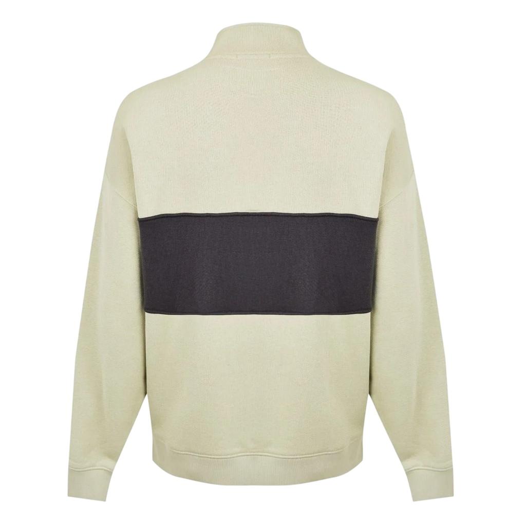 Jack Wills Mens Logo Zip Neck Relaxed Fit Sweatshirt