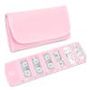 Waterproof Oxford Cloth Multi-Functional Six-Card Slot Cash Storage Wallet, Transparent Folding Coin Purse, Cosmetic Bag