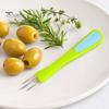 Colander And Fork Combo Olive Spoon Set, Hands-Free Long Handle Jar Clamps, Multi-Functional Pickle Utensils Grabber Tool, for Olives Can Onion