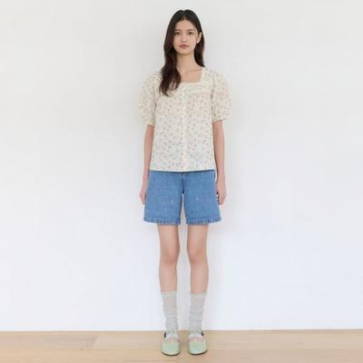 Lace Detail Blouse T264mbl265w