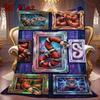 Snake Art Frames 2D Flat Pattern Flannel Blanket, High Quality All Seasons, Home Decor, Warmth and Comfort, Perfect for Christmas Gifts.