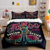 Anchor, Roses, Rope Motif. Bedding Sets Duvet Cover Sets Duvet Covers Pillowcases(1*Duvet Cover 2*Pillowcases Without Duvet Insert)