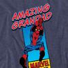 Marvel Comics Mens Amazing Grandad Spider-Man Corner Box Heather T-Shirt