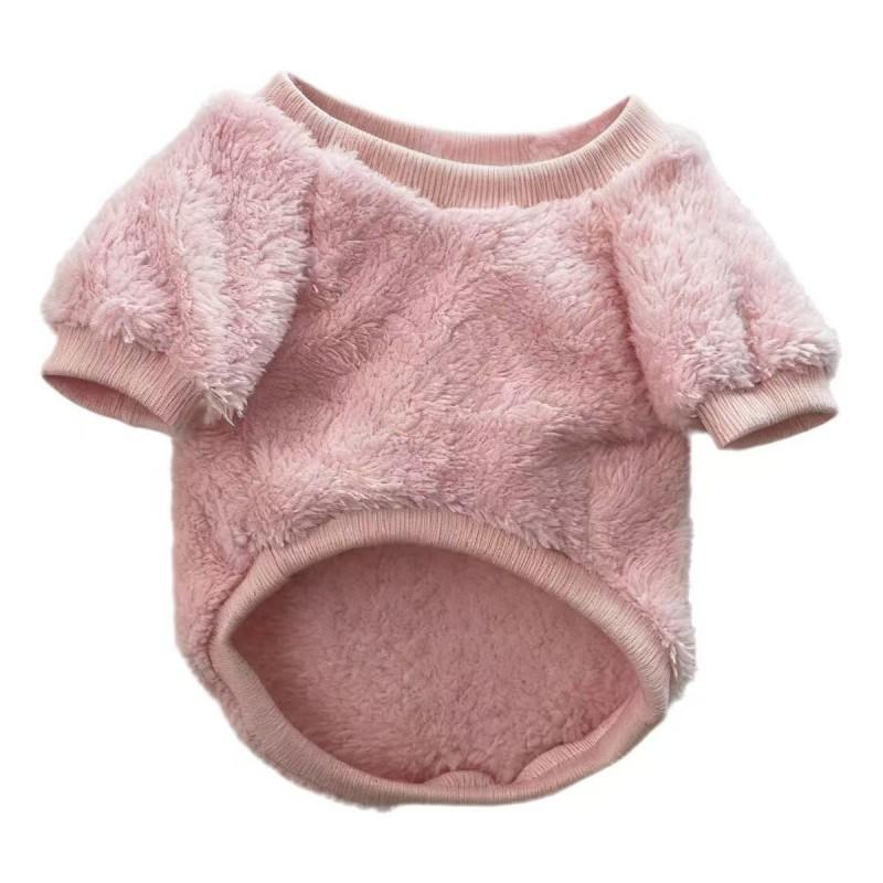 Warm Double-Sided Fleece Dog Sweater Small Breeds Winter Home Wear Cozy Pet Clothing Corgi Schnauzer Teddy