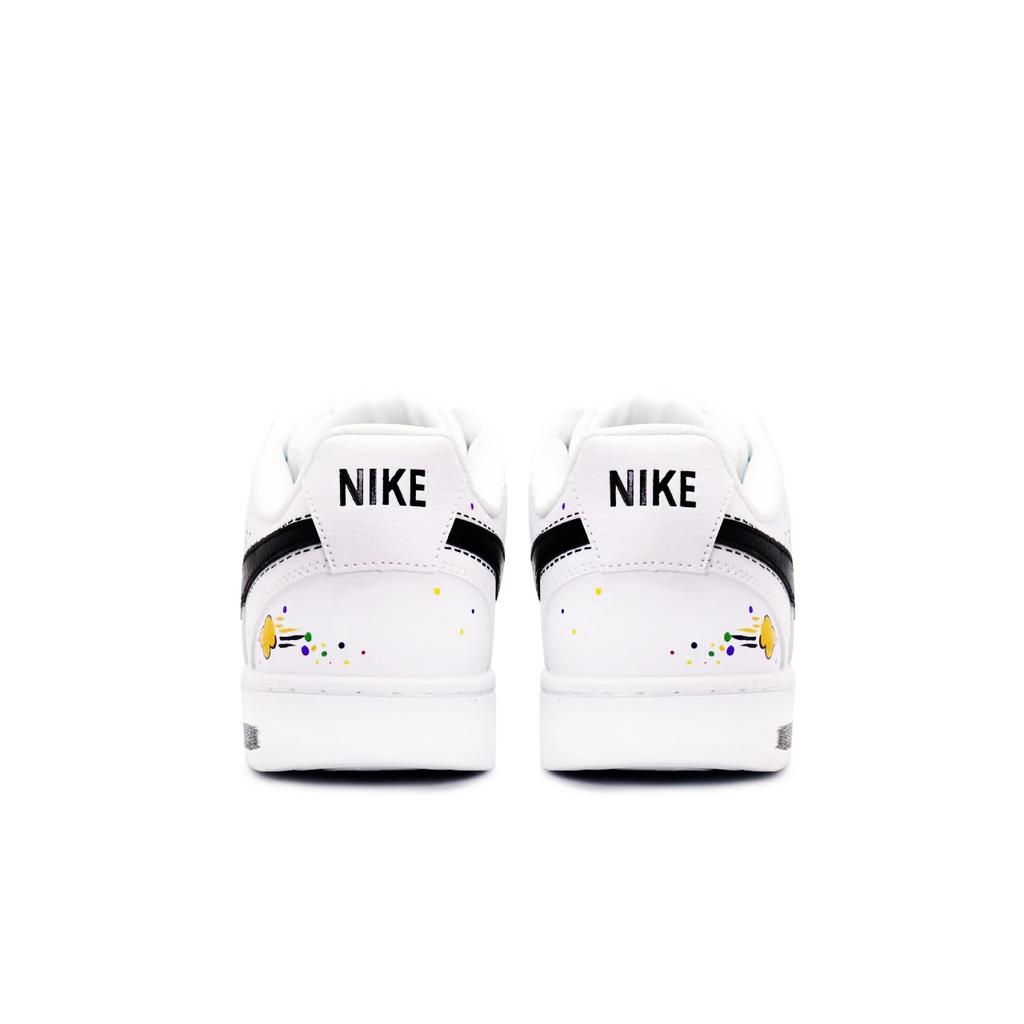 Nike Court Vision 1 Slip-Resistant Cushioning Wear-Resistant Low-Top Skateboard Shoes Men's White Blue Black DH2987-101(team488-)