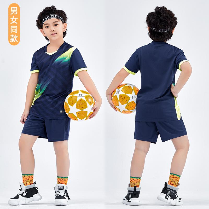 New Children's and Students' Football Uniforms, Training Uniforms, Men's and Women's Badminton Uniforms, Breathable, Quick-drying, Sweat-absorbing 