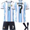2026 FIFA World Cup Argentina Football Jersey for Kids and Adults DE PAUL #7