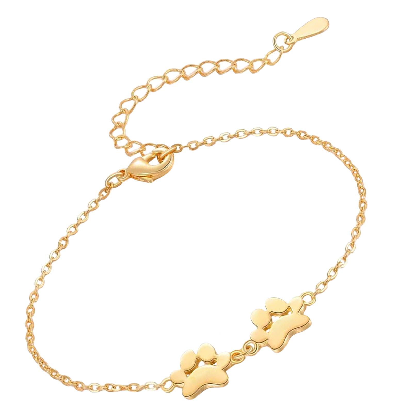 

Элегантный браслет с отпечатками лап питомца, символизирующий любовь и товарищество, аксессуар для повседневной носки с многоцветной отделкой. 2