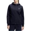 Fila Solid Color Hooded Fitness Knit Jacket Women Jackets Dark-Blue A11W411507F-NV