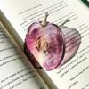 Delicate Transparent Acrylic Apple Bookmark Reading Mark Student Gift Premium Feeling Cute Grape Tomato Bookmarks