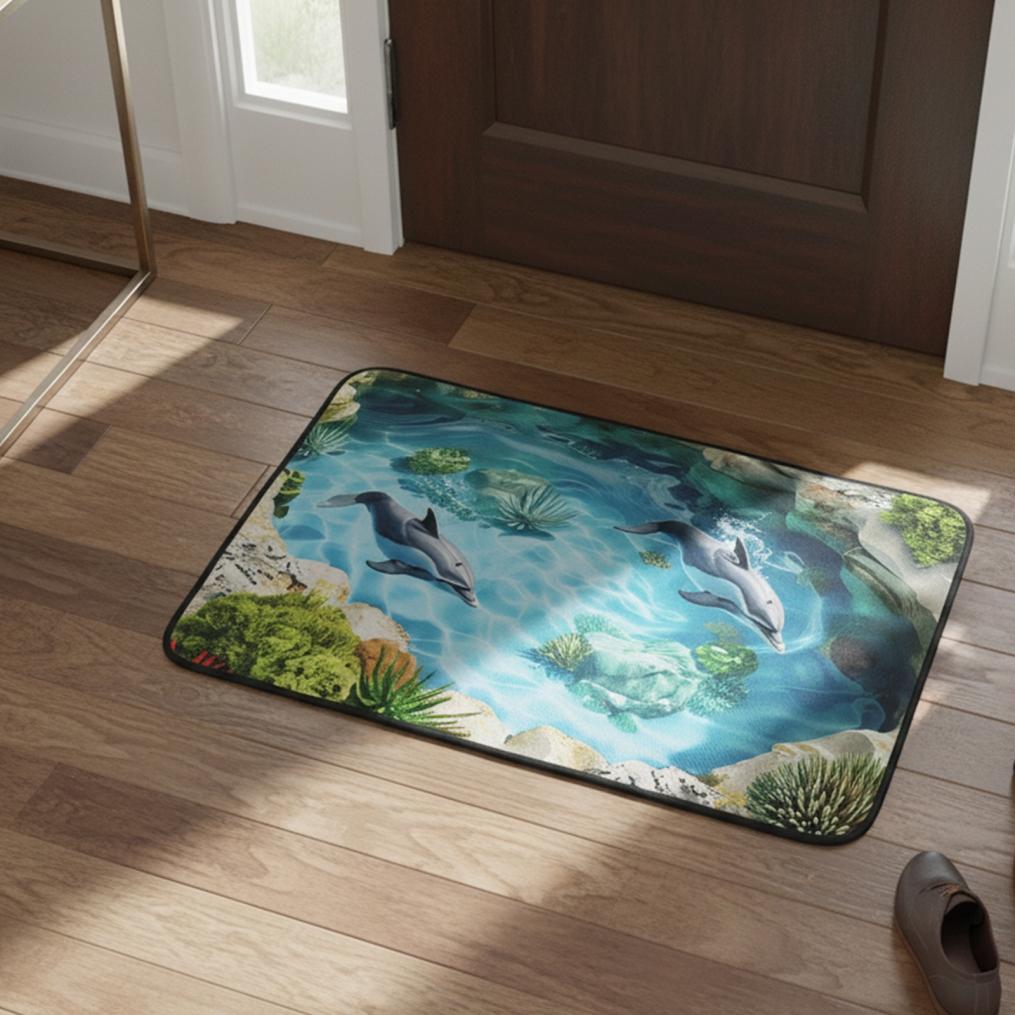 Kieselgurmatte Samt Fußmatte Außenbereich Elegantes Design