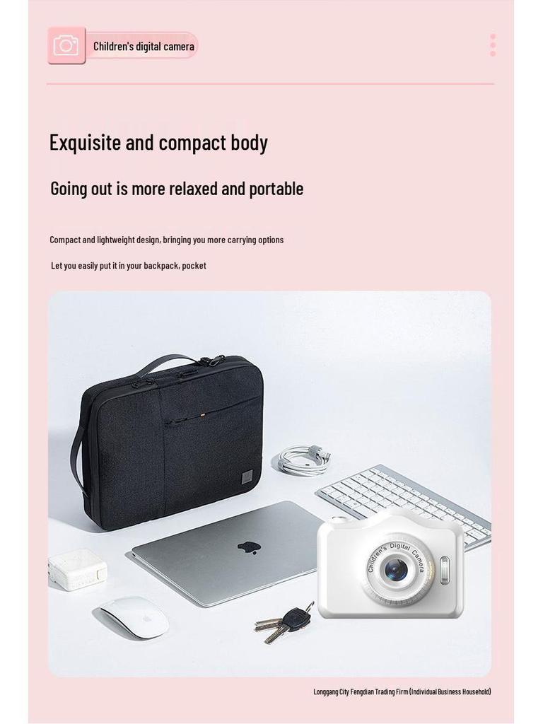 9600W Retro Dual-Lens Cute Digital Camera for Students - Snap & Share Photos