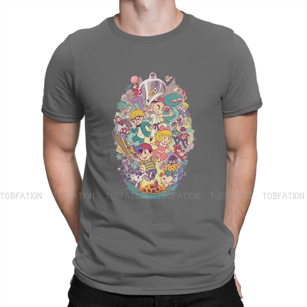 Characters Cute Hip Hop Tshirt Earthbound Mother Rpg Game Printing Streetwear Comfortable T Shirt Male Tee Unique Gift Clothes
