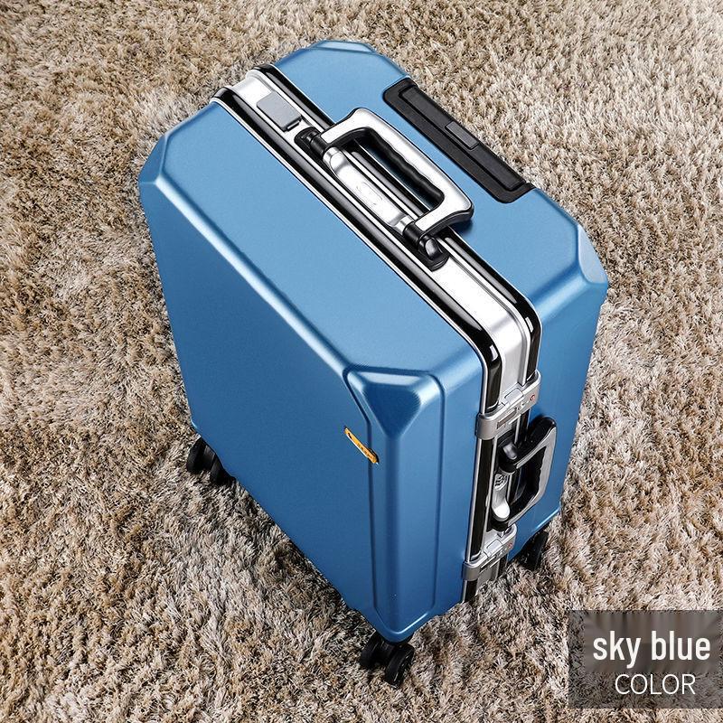 Men's Sturdy Thickened Travel Trolley Suitcase with Silent Wheels (2025 Model)