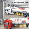 Coches a Escala 1/50 Camión Modelo Camión Cisterna Juguete Fundición a Presión Coche de Gasolina Simular Vehículo de Ingeniería de Transporte Juguetes Inerciales Niños Niños